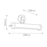 Wandlampe WYNWOOD, altmessing, Breite 51 cm, Metall, 2 x E27