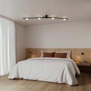 WEVER & DUCRÉ LED-Deckenlampe Perlez Spin 1.0 schwarz 927