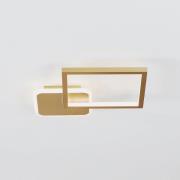 LED-Deckenlampe Gafares, gold, Alu, 33 cm Fernbedienung CCT