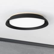 LED-Deckenleuchte Penjamo Ø 46,5cm, schwarz