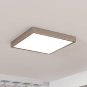 LED-Anbaupanel Fueva 5 IP20 830 nickel 28,5x28,5cm