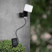 LED-Solarlampe Casabas mit Sensor, schwarz