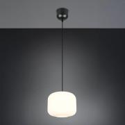 Hängeleuchte Signe, Ø 25 cm, weiß, Glas, E27