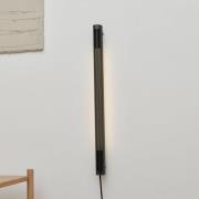 GEJST Wandleuchte Radent Stecker, schwarz, H. 70 cm, G13 LED
