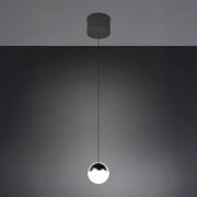 LED-Hängeleuchte Senta, chromfarben, Ø 10 cm, 4.000 K 1-flg.