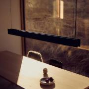 FRANDSEN Hängeleuchte Bridge, schwarz, up/down, 150 cm, G13