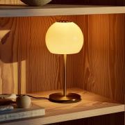 FRANDSEN Tischleuchte Ball Glass, amber, Glas, 37 cm, E14