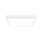 LED-Deckenleuchte Tava A, 42x42 cm, Kunststoff, weiß