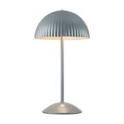 Tischleuchte Zin, grau, Eisen, Höhe 35,5 cm, G9