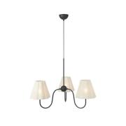 Hängeleuchte Veya, beige, Leinen, Ø 90 cm, E14