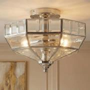 Deckenleuchte Old Park, nickel poliert