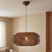 Hängeleuchte Nido aus natürlichem Rattan