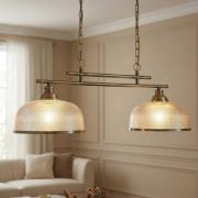 Hängeleuchte Bistro II 2-flg. messing