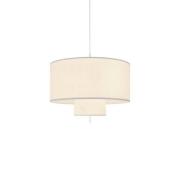 NEW WORKS Pendelleuchte Margin, Ø 90 cm, weiß, E27