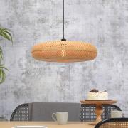 GOOD & MOJO Hängelampe Palawan, natur, Ø 60 cm, Bambus, E27