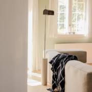 LED-Stehlampe Reflector, braun, Höhe 160 cm, Eisen