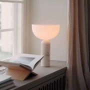 NEW WORKS Tischleuchte Kizu Large, beige, Marmor, E27