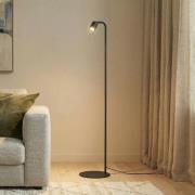 Stehleuchte Nex, schwarz, Metall, Höhe 140 cm, GU10