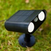 LED-Solar-Erdspießstrahler BINGO, schwarz, 16 cm Sensor IP54