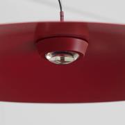 Luceplan Koinè LED-Hängeleuchte 927 Ø37cm rot