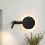 Wandleuchte Hotel Mood B, schwarz, Metall, G9