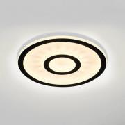LED-Deckenlampe Roundel, weiß/schwarz, Ø 35 cm, Eisen/Acryl
