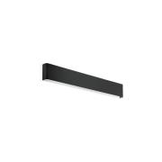 Ideal Lux LED-Wandleuchte Delta schwarz Breite 61 cm 3.000 K