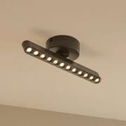 Lindby LED-Strahler Eldrin, schwarz, 1-flg., Lichtpunkte