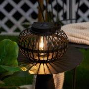 Pauleen LED-Solartischlampe SUNSHINE BLISS schwarz 17cm IP44