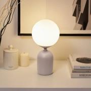 Pauleen Tischlampe GLOWING CHARM, grau, 30 cm, Keramik/Glas