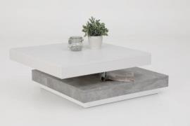 ANDY Couchtisch drehbar von Hela Weiss / Beton i