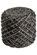 40x40 Teppich Pouf Royal 888 von Obsession coffee