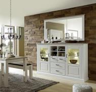 160x80 Spiegel LIMA von Wohn-Concept Pinie hell / Taupe