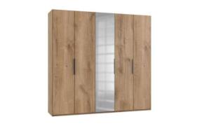 Kleiderschrank 250 cm breit mit Spiegel LEVEL36 A von WIMEX Braun