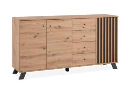 Sideboard MEDAN 51C von Finori Artisan Oak / Anthrazit