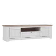 TV-Unterschrank 205 cm ILOPPA von Forte Schneeeiche / Nelson Eiche