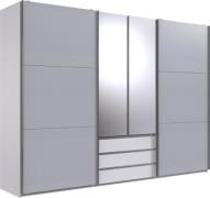 Kleiderschrank 4trg mit 2 Spiegel MAGIC von FRESHTOGO Weiß