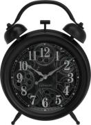WANDUHR in Form vom Wecker RÖMISCHE ZIFFERN ca. 30,5 cm 1 Stück rund P...