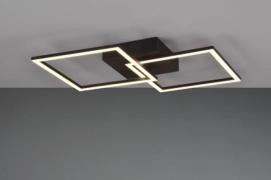 LED-Deckenleuchte 20Watt Metall Schwarz Matt