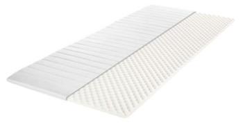 Topper Komfortschaum ca. 140x200 cm 100% Polyester-Mikrofaser weiß