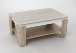 Couchtisch TIM II von Hela Sonoma Eiche / Weiss