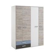 Kleiderschrank 150 breit mit Schubladen NONA 9