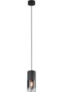 Pendelleuchte 1xE27 1 Stück Metall / Glas Schwarz, Grau