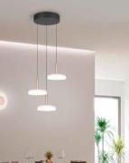 LED Pendelleuchte 3x7,5W  Matt / Coffee / Glas Opal Weiß 1 Stück Metal...