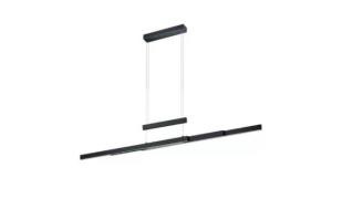 LED-Pendelleuchte 1x45W Matt 1 Stück Metall Schwarz
