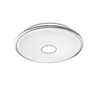 LED-Deckenleuchte ca. 42 cm inkl. Nachtlicht Chrom 1 Stück Acryl / Kun...