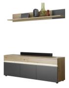 Lowboard und Wandboard inkl. Beleuchtung LILLE von Bega HBZ Artisan Ei...