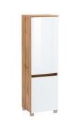Midischrank 40 HELSINKI von Held Möbel Wotan Eiche / Glas weiß