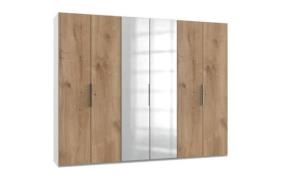 Drehtürenschrank 6trg mit 2 Spiegel LEVEL36 A von WIMEX Braun