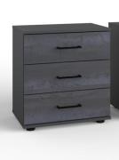 Nachtschrank KOPENHAGEN von Wimex schwarz
